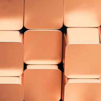 copper square bars stacked on top of each other