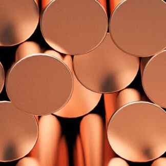 various sizes and shapes of copper round bar